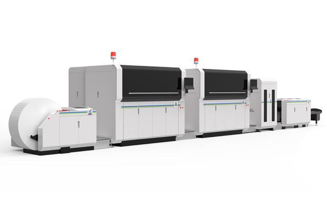 晔盛亚印刷厂新上针对小批量图书印刷的黑白轮转数字印刷机